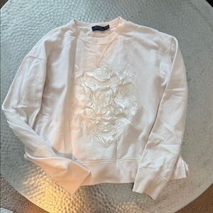 Polo by Ralph Lauren White Crew Neck Sweater